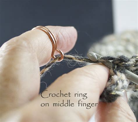 knitting ring for finger|knitting ring how to use.